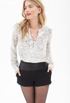 Forever21 Contemporary Speckled Blouse