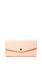 Forever21 Pink Faux Leather Envelope Wallet