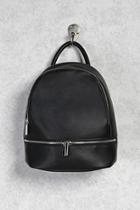 Forever21 Zip Faux Leather Backpack