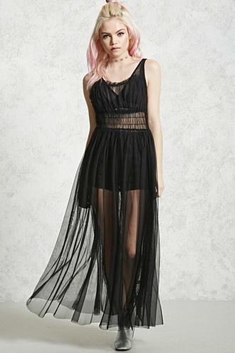 Forever21 Sheer Maxi Dress