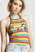 Forever21 Peanuts Graphic Halter Top