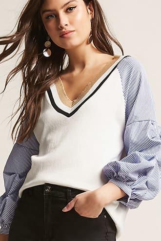 Forever21 Stripe Contrast Top