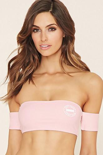 Forever21 Women's  Off-the-shoulder Bikini Top