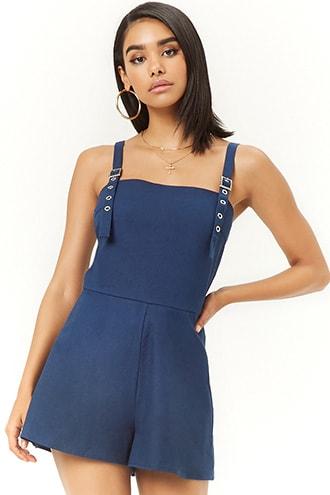 Forever21 Square Neck Romper