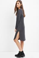 Forever21 Dolphin Hem Sweatshirt Dress