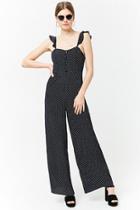 Forever21 Polka Dot Palazzo Jumpsuit
