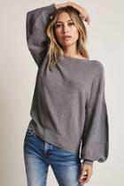 Forever21 Lantern-sleeve Sweater