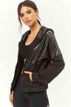 Forever21 Active Hooded Zippered Jacket