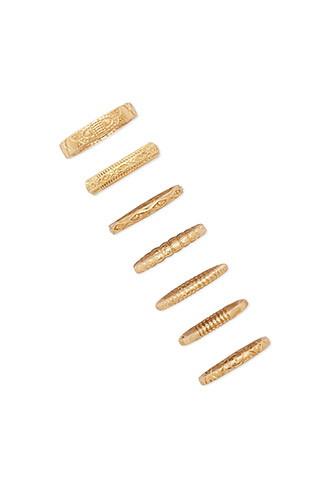 Forever21 Etched Band Ring Set