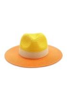 Forever21 Colorblock Straw Hat