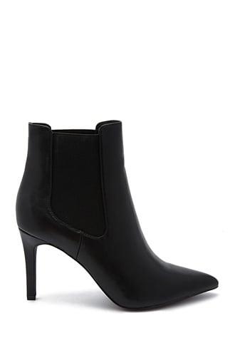 Forever21 Pointed Toe Ankle Booties