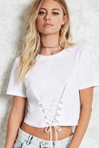Forever21 Corset Waist Tee