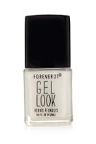 Forever21 White Gel Look Nail Polish