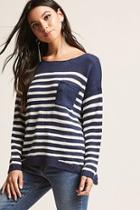 Forever21 Open-knit Stripe Sweater