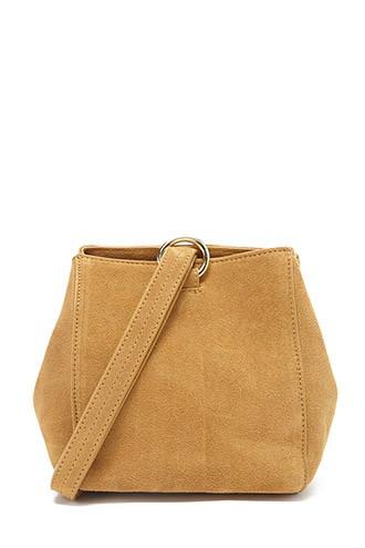 Forever21 Genuine Suede Mini Shoulder Bag