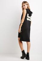 Forever21 95 Graphic Hooded Dress