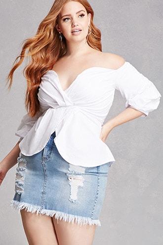 Forever21 Plus Size Sweetheart Top