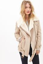 Forever21 Faux Suede Moto Jacket