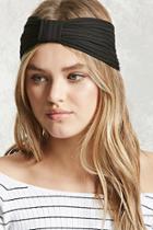 Forever21 Ribbed Bow-front Headwrap