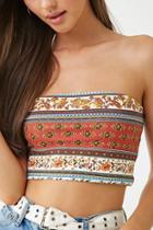 Forever21 Paisley Print Tube Top