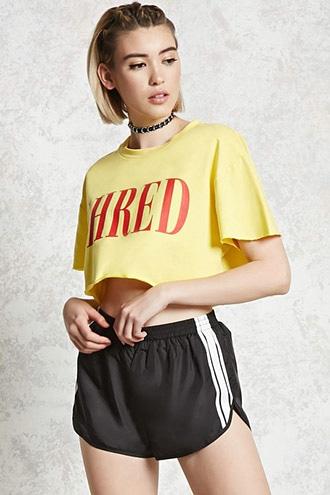 Forever21 Side-stripe Dolphin Shorts