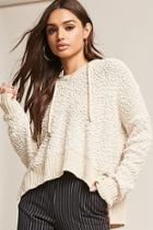 Forever21 Boucle High-low Sweater