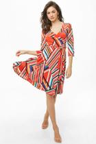 Forever21 Abstract Geo Print Dress
