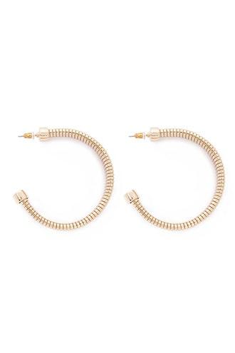 Forever21 Flexible Segmented Hoop Earrings
