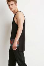 Forever21 Mixed Print Longline Tank