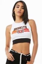 Forever21 Brooklyn Graphic Crop Top