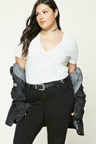 Forever21 Plus Size V-neck Tee