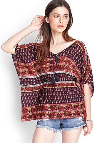 Forever21 Floral Print Kimono Top