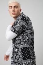Forever21 Classic Fit Ornate Print Shirt