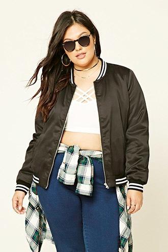 Forever21 Plus Size Varsity Jacket