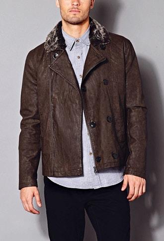 Forever21 Retro Faux Leather Jacket