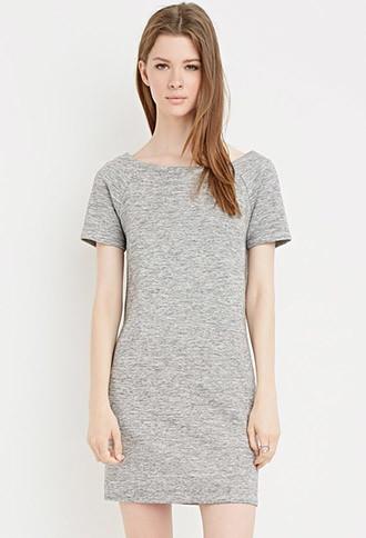 Forever21 Space Dye Off-the-shoulder Dress