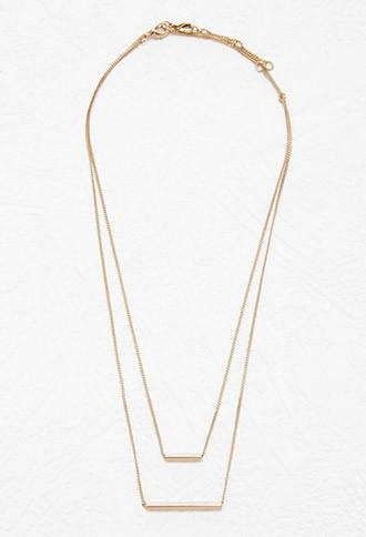 Forever21 Tube Bead Necklace Set