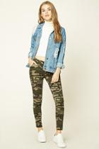 Forever21 Zippered Camo Print Pants