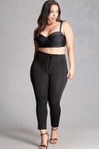Forever21 Plus Size Lace-up Leggings