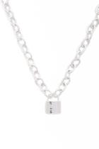 Forever21 Padlock Pendant Necklace