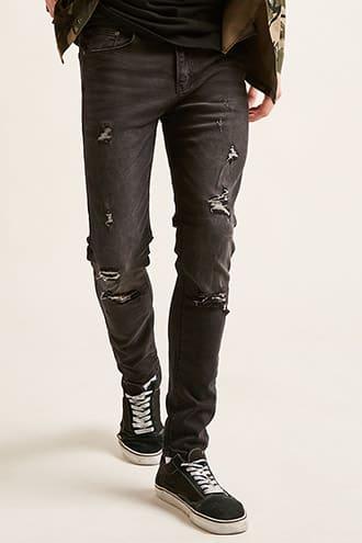 Forever21 Waimea Distressed Skinny Jeans