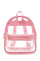 Forever21 Faux Patent Leather Trim Backpack