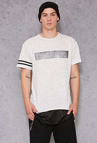 Forever21 Eptm. Longline Box Print Tee