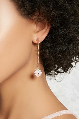 Forever21 Sequin Dome Drop Earrings