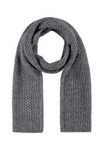21 Men Charcoal Wool-blend Scarf