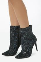Forever21 Glittery Sequined Stiletto Boots