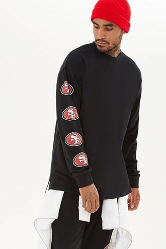 21 Men Men's  Nfl 49ers Long-sleeve Tee