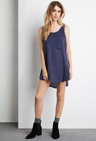 Forever21 Cupro-blend Pocket Tank