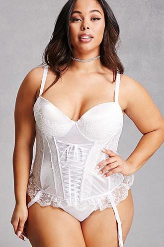 Forever21 Oh La La Cheri Garter Corset