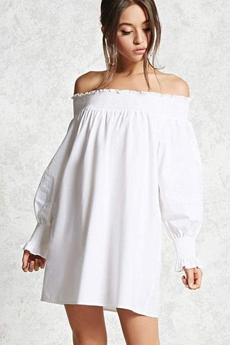 Forever21 Off-the-shoulder Smock Top